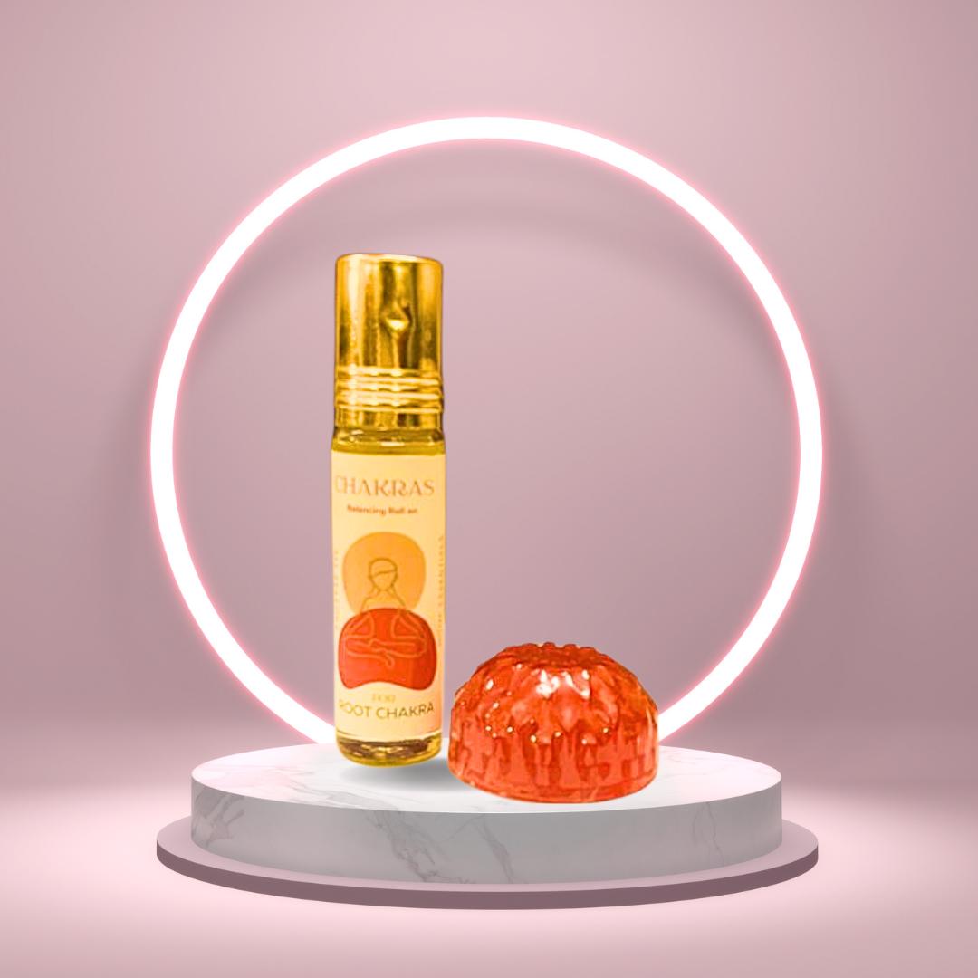 Root Chakra Balancing Roll On (8ml) With One Soap Free