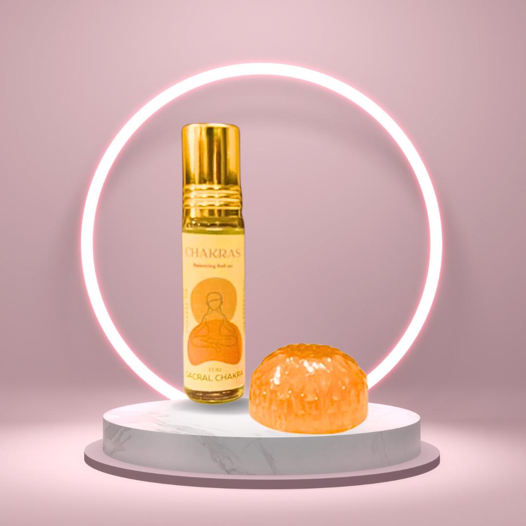 Sacral Chakra Balancing Roll On (8ml) With One Soap Free