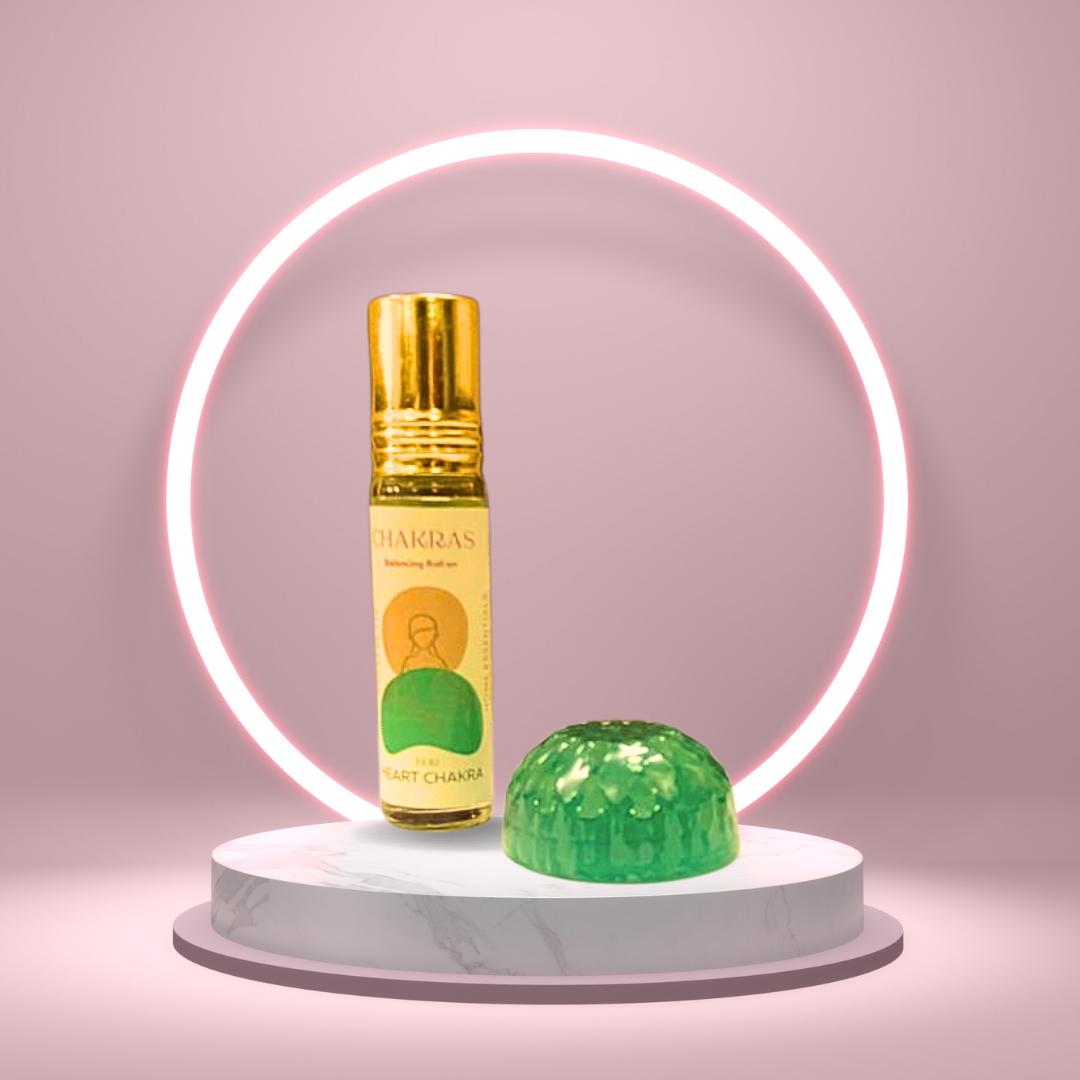 Heart Chakra Balancing Roll On (8ml) With One Soap Free