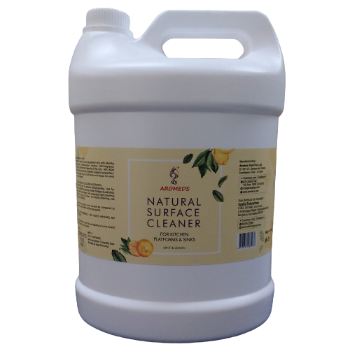 Aromeds Natural Floor Cleaner with Mint & Lemon Oil - 5 Ltr