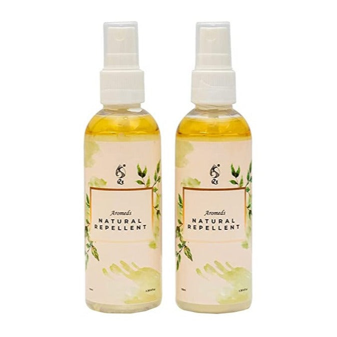 Aromeds Natural repellent | repellent mosquito |repellent for flies| yard repellent for mosquitoes and all insects -100 ml (Pack of- 2)