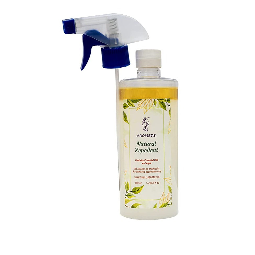 Aromeds Natural Repellent for Mosquitoes and All Insects -500 Ml (Pack Of 2)