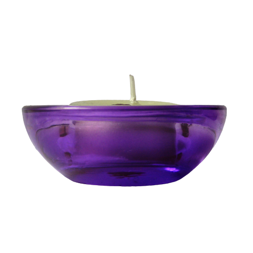 Aromatic T-Light Candle With Glass Holder