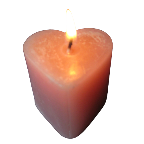 Aromatic Heart Shaped Candle