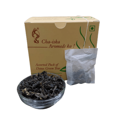 Aromeds Cha-iska Detox Green Tea- Bergamot - Pack Of 15 Tea Bags