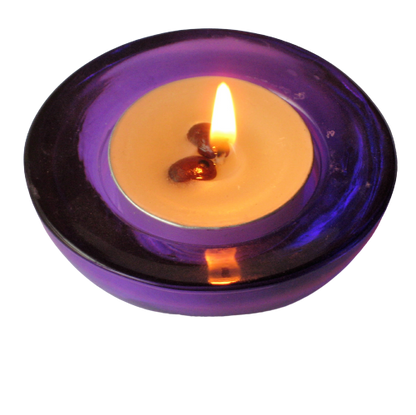 Aromatic T-Light Candle With Glass Holder