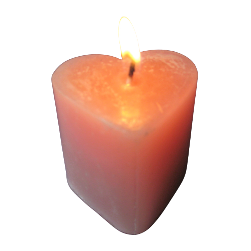 Aromatic Heart Shaped Candle