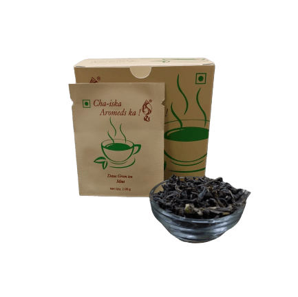 Aromeds Cha-iska Detox Green Tea- Mint - Pack Of 15 Tea Bags