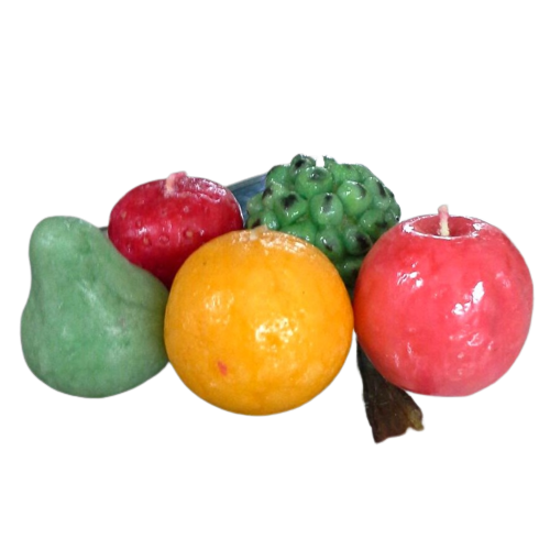 Fruit Shaped Candles - Pack Of 5