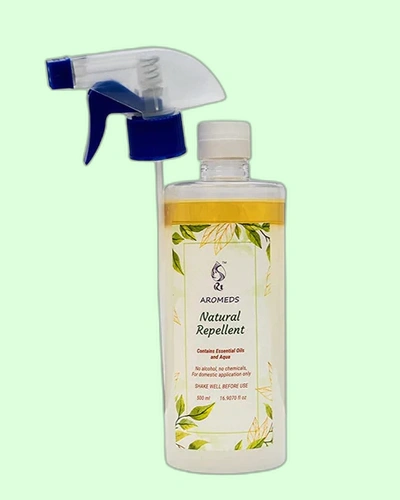 Aromeds Natural Repellent for Mosquitoes and All Insects -500 Ml (Pack Of 2)