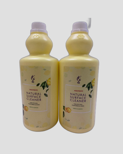 Aromeds natural floor cleaner with Mint and Lemon 1L x 2 bottles