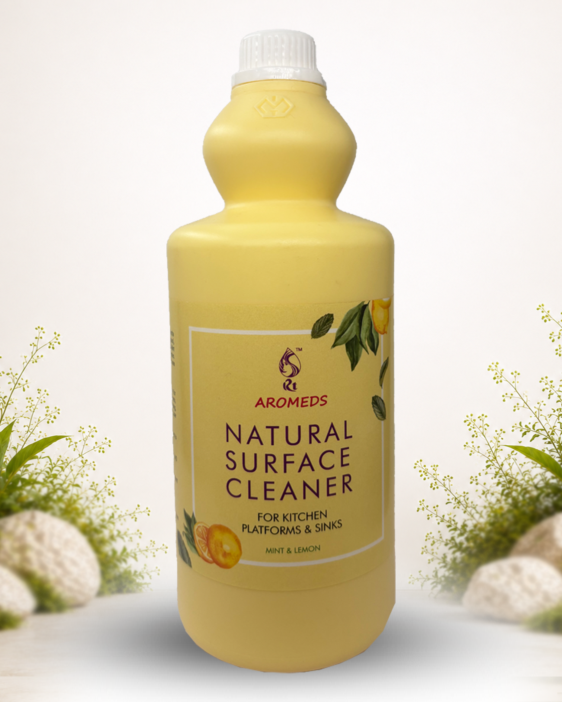 Aromeds natural floor cleaner with Mint and Lemon 1L
