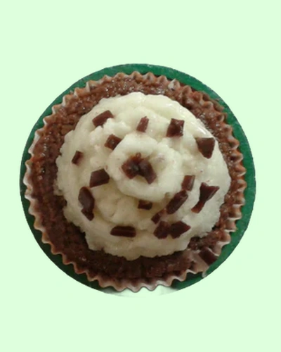 Aromatic cup cake chocolate candle