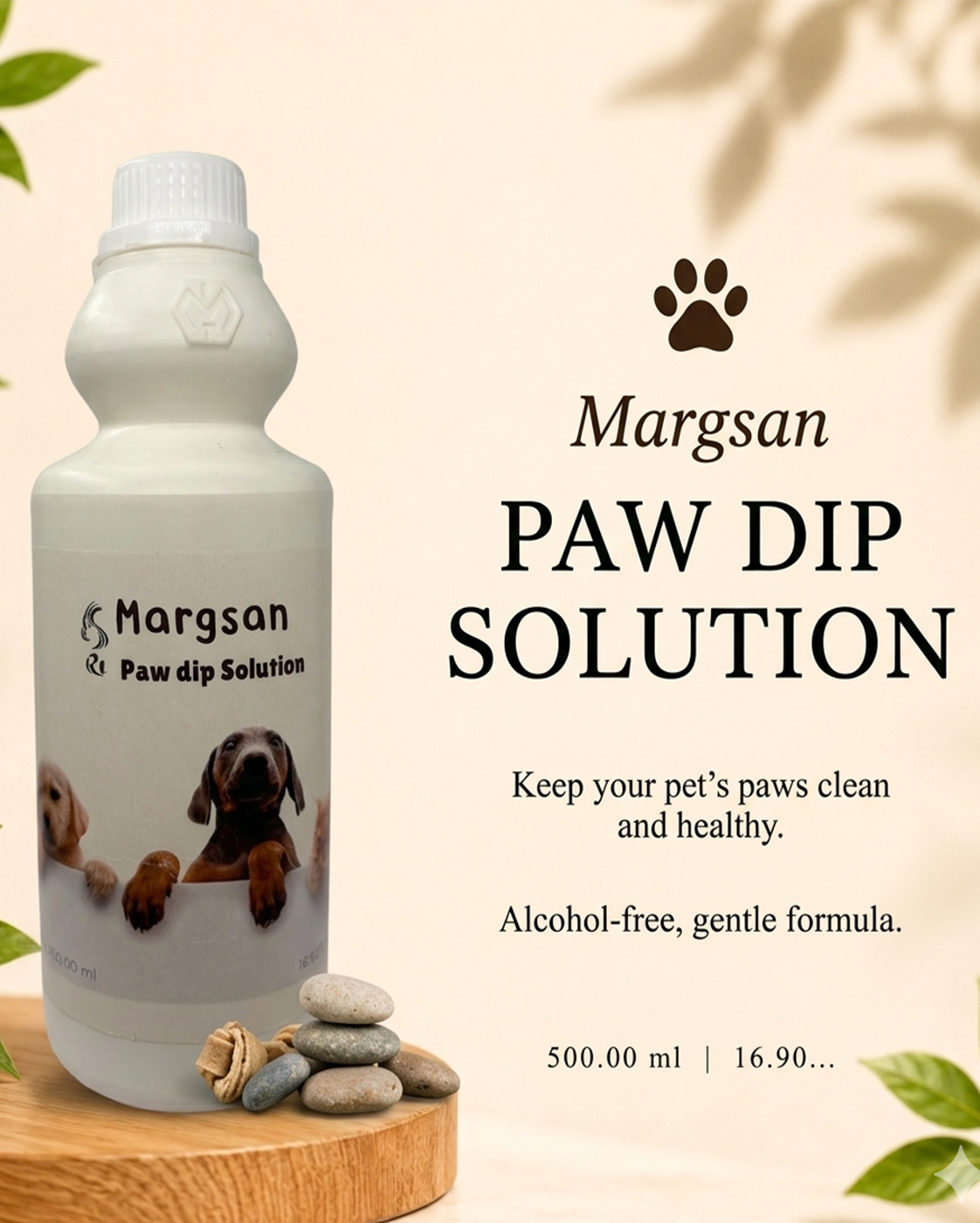 Margsan Paw Dip | Pet Paw Cleaner 500 ML (Pack Of 2)
