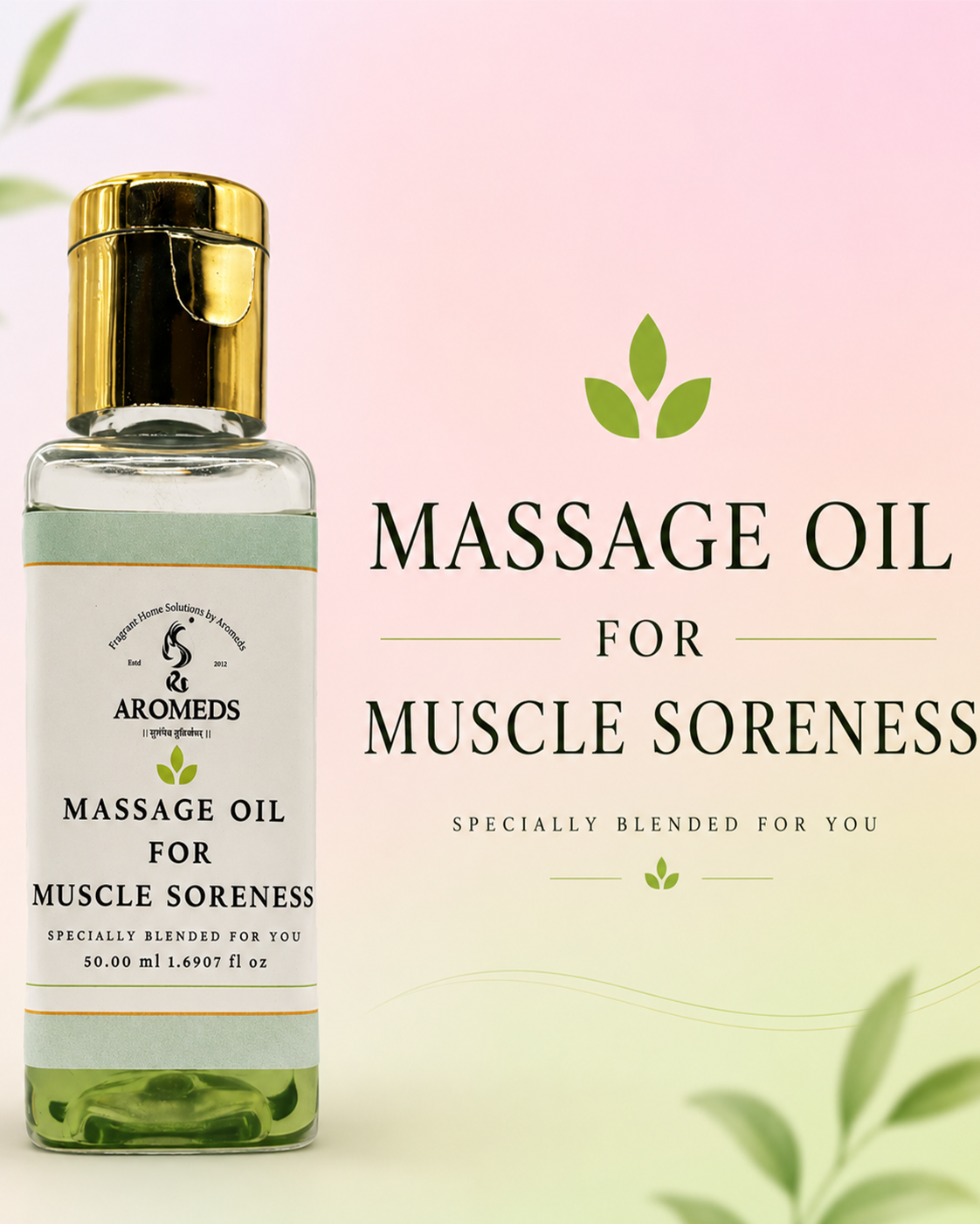 Massage Oil For Muscle Soreness - 50 ML